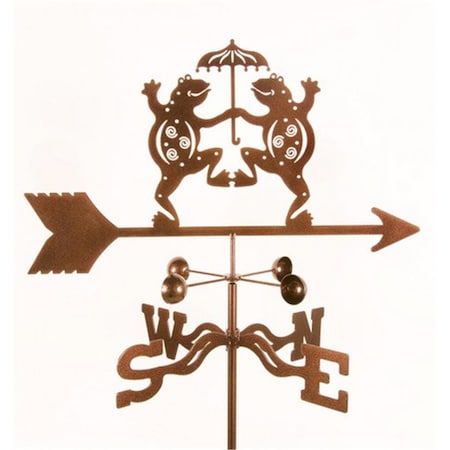 Classic Accessories Frogs Dancing Weathervane with Post Mount VE291129