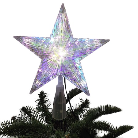 Celebrations LED Warm White Star Tree Topper 8.25 in. 49924-71