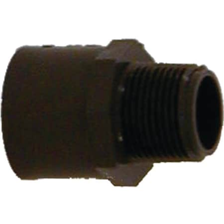 Genova LASCO 836007BC Pipe Adapter, 34 in, Slip x MIP, PVC, SCH 80 Schedule 836007-BC