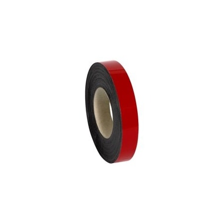 Bubblefast 1'' x 100' - Red Warehouse Labels - Magnetic Rolls BFLH155