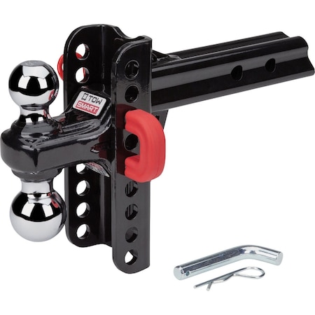 Towsmart X-Mount Adjustable Dual Ball Mount with U-Pin & Clip 9455