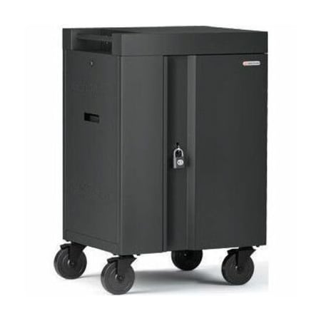 Bretford 20X CUBE CART MINI, PRE-WIRED USB-C, CHARCOAL TVCM20USBC-CK
