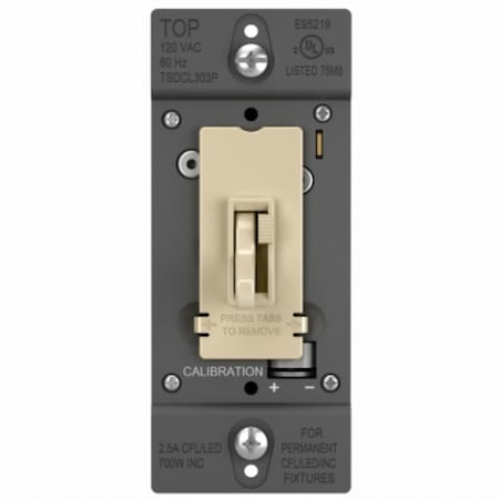 Legrand Slide Dimmer Switch, 3 -Position, Ivory TSDCL303PICCV6