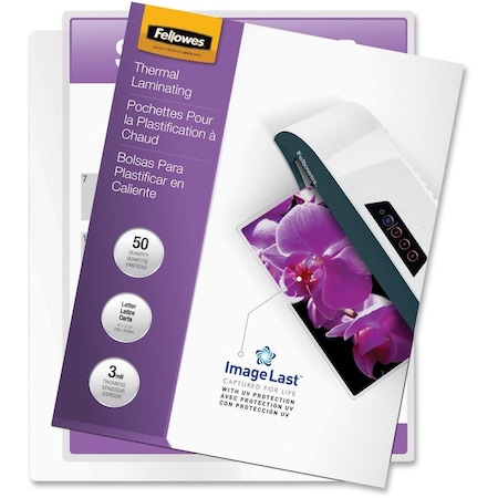 Fellowes Laminating Pouch, 11-1/2 in.x9 in., PK50 52225