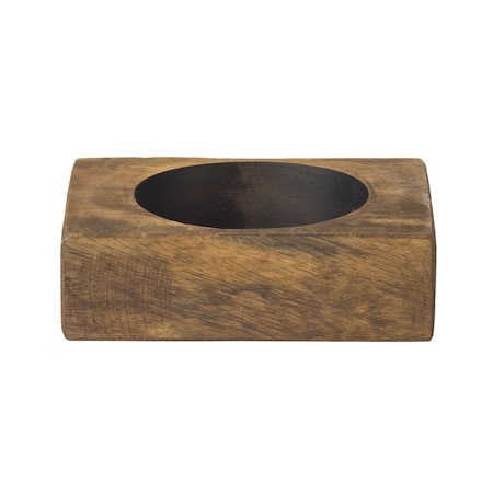 Homeroots 4" Wide Pillar Tabletop Pillar Candle Holder 416265