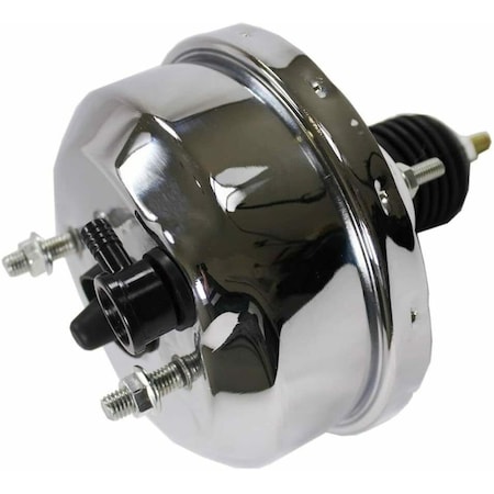 Absurdo 8 in. Single Diaphragm Power Brake Booster, Chrome AB2205663