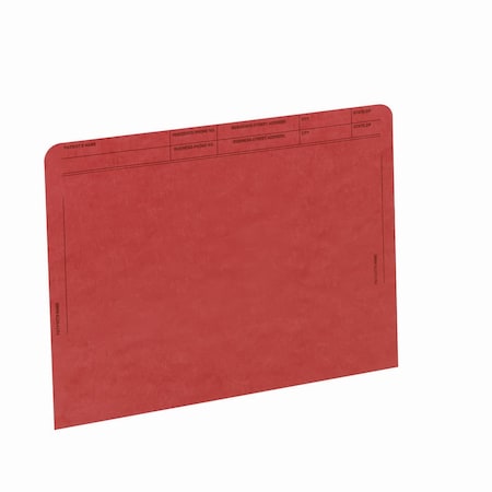 Medical Arts Press Patient File Pocket, Letter Size, Red, 50PK 59547RD