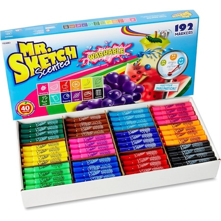 Sanford Assorted Coloring Marker, Broad Tip 1924063