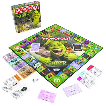 Usaopoly MONOPOLY Shrek Board Game MN009-024