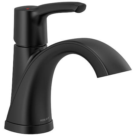 Peerless Parkwood Single Handle Lavatory Faucet In Matte Black P1535LF-BL-LPU