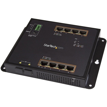 Startech.Com Industrial 8 + 2Port Gigabit PoE+ Switch IES101GP2SFW