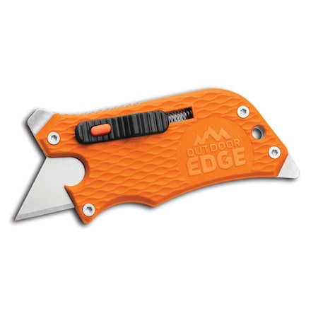 Outdoor Edge Cutlery SLIDEWINDER, Orange Utility Knife SWB-10C