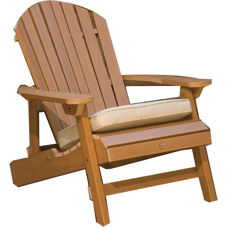Highwood Usa highwood Hamilton Folding Adirondack Chair, King Size - Weathered Acorn AD-KING1-ACE
