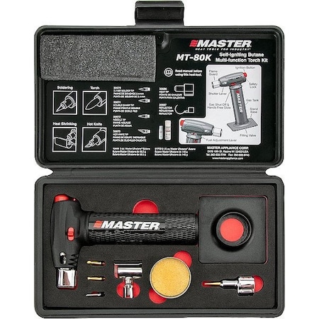 Master Appliance Butane Microtorch Kit, 166 W MT-80K