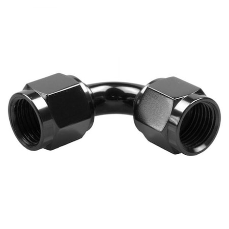 Redhorse 90 deg Female Straight -10 AN Swivel Couple, Black R1J-8190102