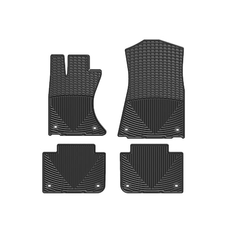 Weathertech Black, Front and Rear All Weather Floor Mats WTLB279280