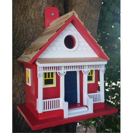 Home Bazaar Capitola Beach Cottage- Red HB-9508RS