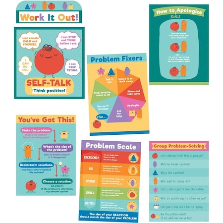 Carson Dellosa Social Problem-Solving Bulletin Board Set 110470