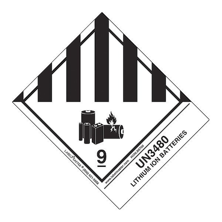 Labelmaster DOT and UN Container Placards, 4 3/4 in H HSNLB6700