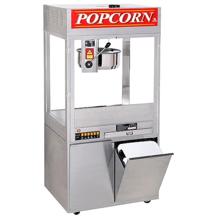 Cretors Popcorn Maker, 77-1/2 in H, 36 in W M532D1E-F1OX-CSS