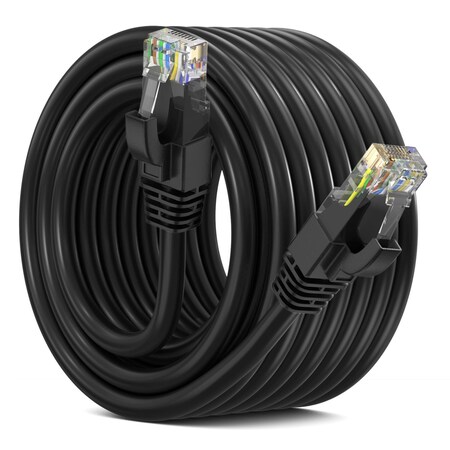Maximm Cat6 Ethernet Cable 40ft 10Gbps 550MHz UTP, Blue CAT6-CCA-40FTBL