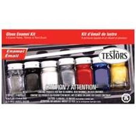 Testors Craft Paint, 0.25 oz, Bottle, 6PK 9115X