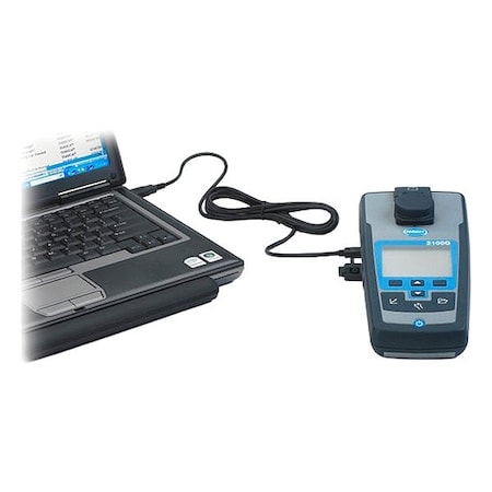 Hach Turbidity Meter, 4 1/4" W, 3" H, Digital 2100Q01USB