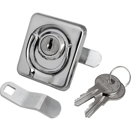 Sea-Dog Surface Mount Locking Ring Pull - Stamped 304 Stainless Steel/Die Cast Zinc Lock 221831-1