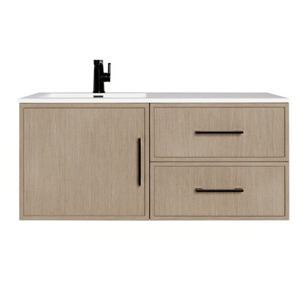 Cutler Razza Collection 42 in Wall Mount Modern Bathroom Vanity - Flavie FV-RAZ-FLAVIA42