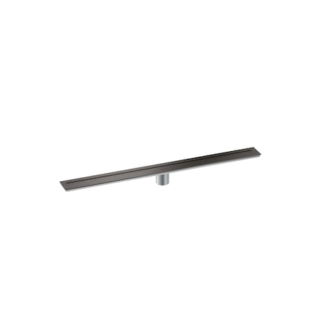 Axor Drains Floor Installation 31 1/2" in Brushed Black Chrome 42521341