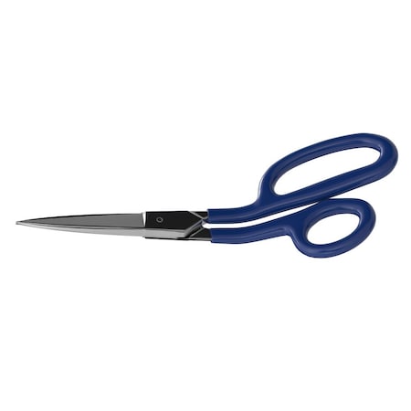 Klein Tools Carpet Shear w/Ring, Curved, Coated Handle, 9-Inch G718LRC