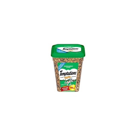 American Distribution & Mfg Co Temptations Cat Treats, Seafood Medley, 16-oz. 10756