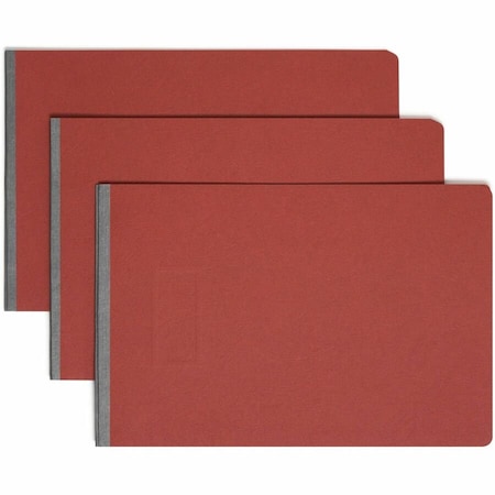 Smead Top Opening PressGuard Report Cover, Prong Fastener, 11 x 17, Red 81778