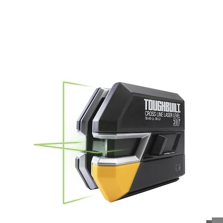 Toughbuilt 30ft Cross-Line Laser Level TB-H2-LL-30-L2