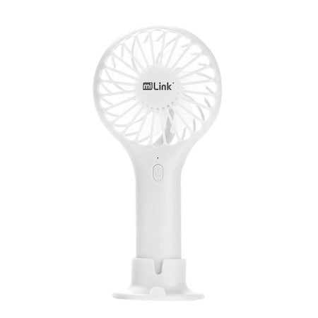 Hot House Designs Portable Mini Fan, White HO3745164