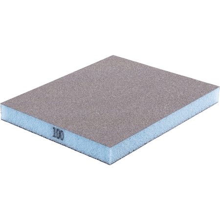 Pferd PFERD Sanding sponge with 4 abrasive sides, 2-3/4in x 4, 100 Grit, Aluminum oxide 46401