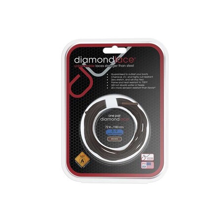 Diamond Performance Diamondlace 72-In. Brown Fire Resistant DL072BRO.DIA