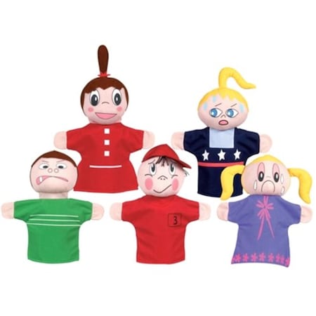 Get Ready Kids How Am I Feeling Hand Puppet Set, Caucasian 420