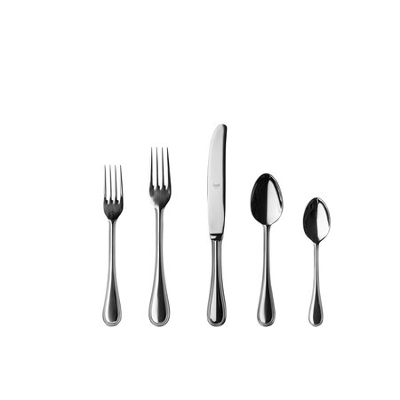 Mepra Perla Flatware Set - 20 Pieces - Stainless Steel 107622020