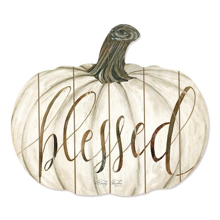 Homeroots Blessed Unframed Print Wall Art 416051