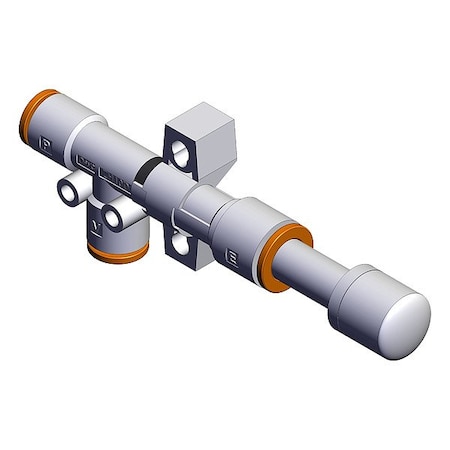 Smc Vacuum Ejector, Body Ported ZH10DSA-07-07-09S