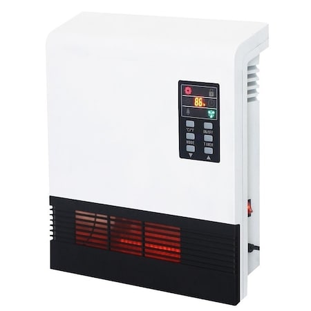 Comfort Glow Comfort Furnace, 15 A, 120 VAC, 1500 W, 5120 Btu, 1000 sqft Heating Area, Remote Control QWH2100