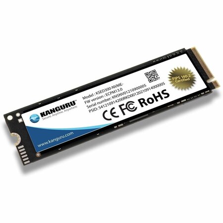 Kanguru DEFENDER SED300 FIPS 140-2 CERTIFIED M.2 NVME-INTERNAL SELF-ENCRYPTING SSD-2T KSED300-NVME-2T