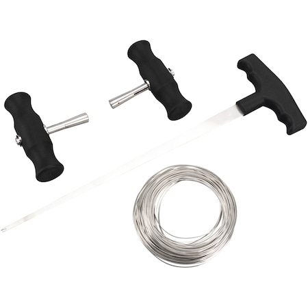Performance Tool Windshield Removal Tool Kit, Wire, T-handle Grips, Hook Tool W86565