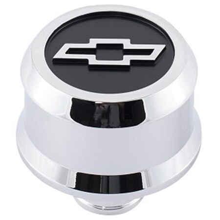 Proform 141856 2.5 in. Round Crankcase Breather Cap - Silver P75-141856