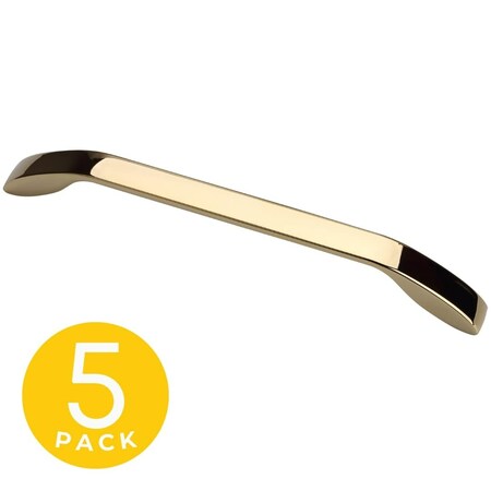 Sapphire Gamma A 7.5 in. 192 mm Center-to-Center CTC, Modern Cabinet Hardware pull 5-Pack SP-3191-192-US3-5