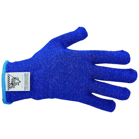 Workhorse Color-Coded Cut-Resistant Hand Protection Gloves, FDA-Compliant, A8, 13 Gauge WH A513-BLU-LG