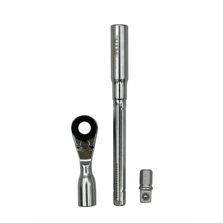 Vim Tools 3 Piece 1/4 Inch Drive Nano Ratchet Kit NR400K
