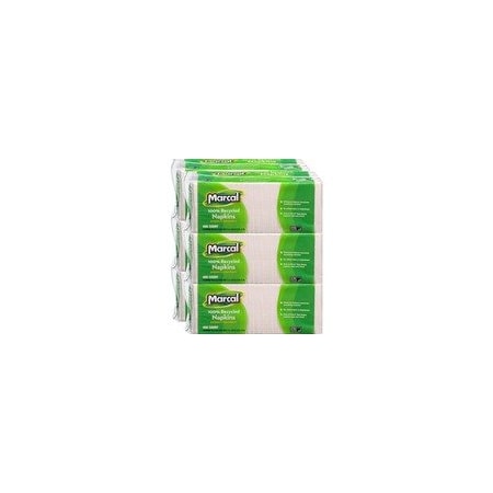 Marcal NAPKINS, LUNCHEON, 1-PLY, WE, 400PK 6506