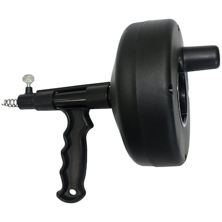 Prosource Drum Auger, 1/4 in Dia Cable, 15 ft L Cable DA00003P-15